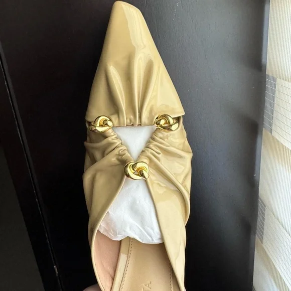 Bottega Veneta bunnie calfskin mule pumps - Picture 5 of 8